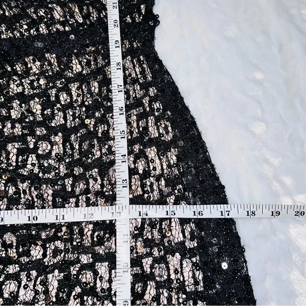 David Meister One Shoulder Sequin size 2 - Picture 10 of 13